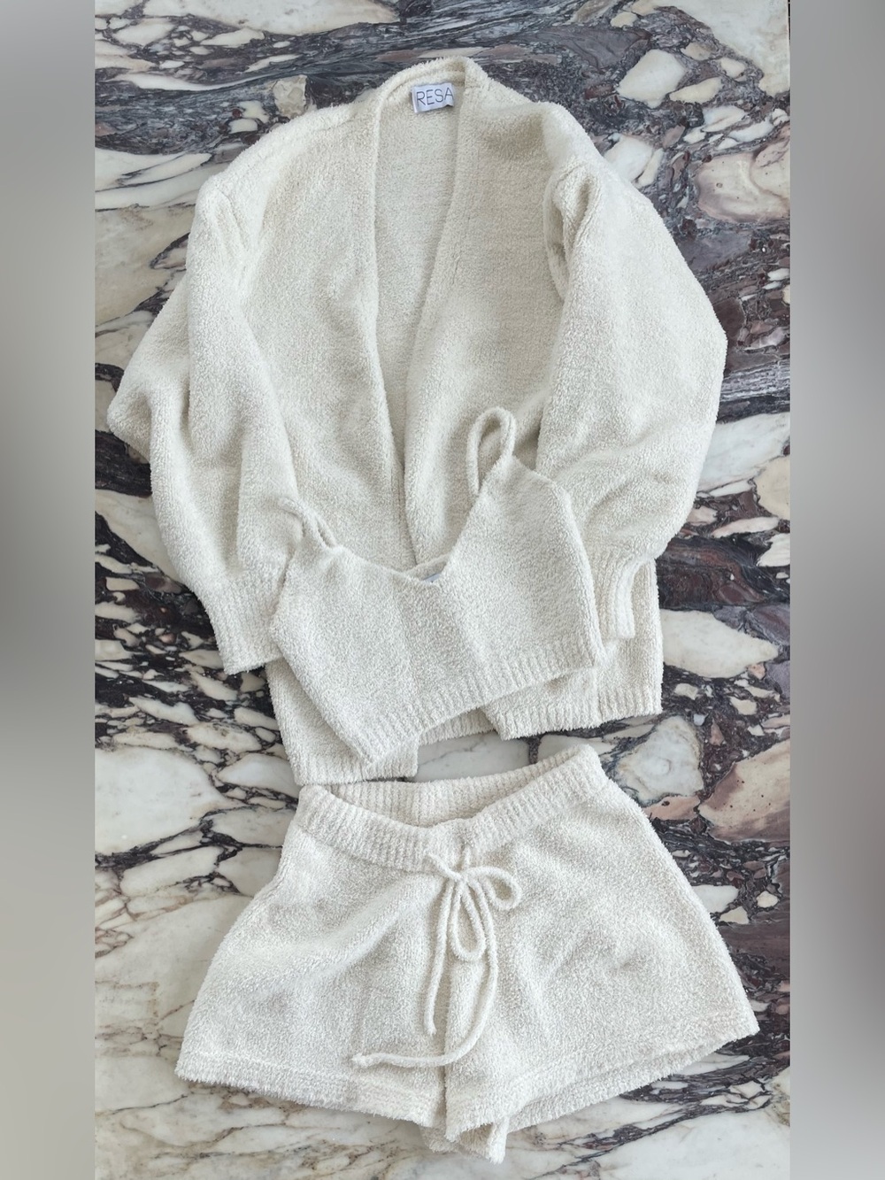 RESA Teddy Lounge Set Cream S